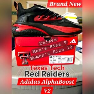 Adidas AlphaBoost V2 (Texas Tech Red Raiders)